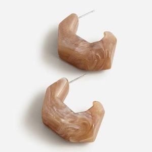 J. Crew dimensional hoop earrings